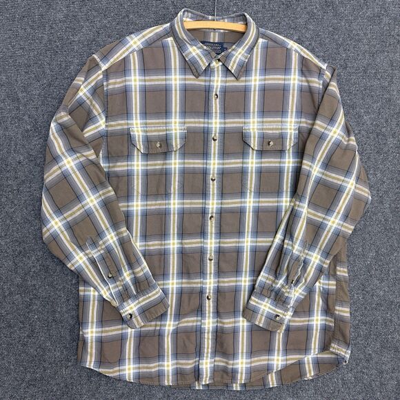 Pendleton Other - Pendleton Pioneer Shirt Mens XL Plaid Western Grunge Button Up Cowboy